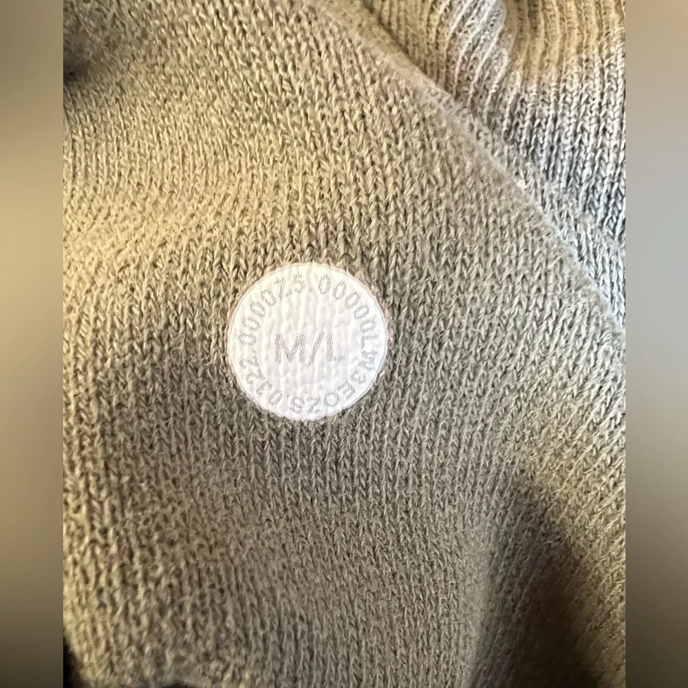 LULULEMON Scuba Oversized Full Zip Hoodie M/L Green Sweatshirt W3EOZS Logo Hood - Picture 6 of 9